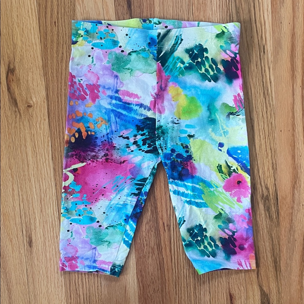 Next Multicolor Splash Kids Capri Leggings